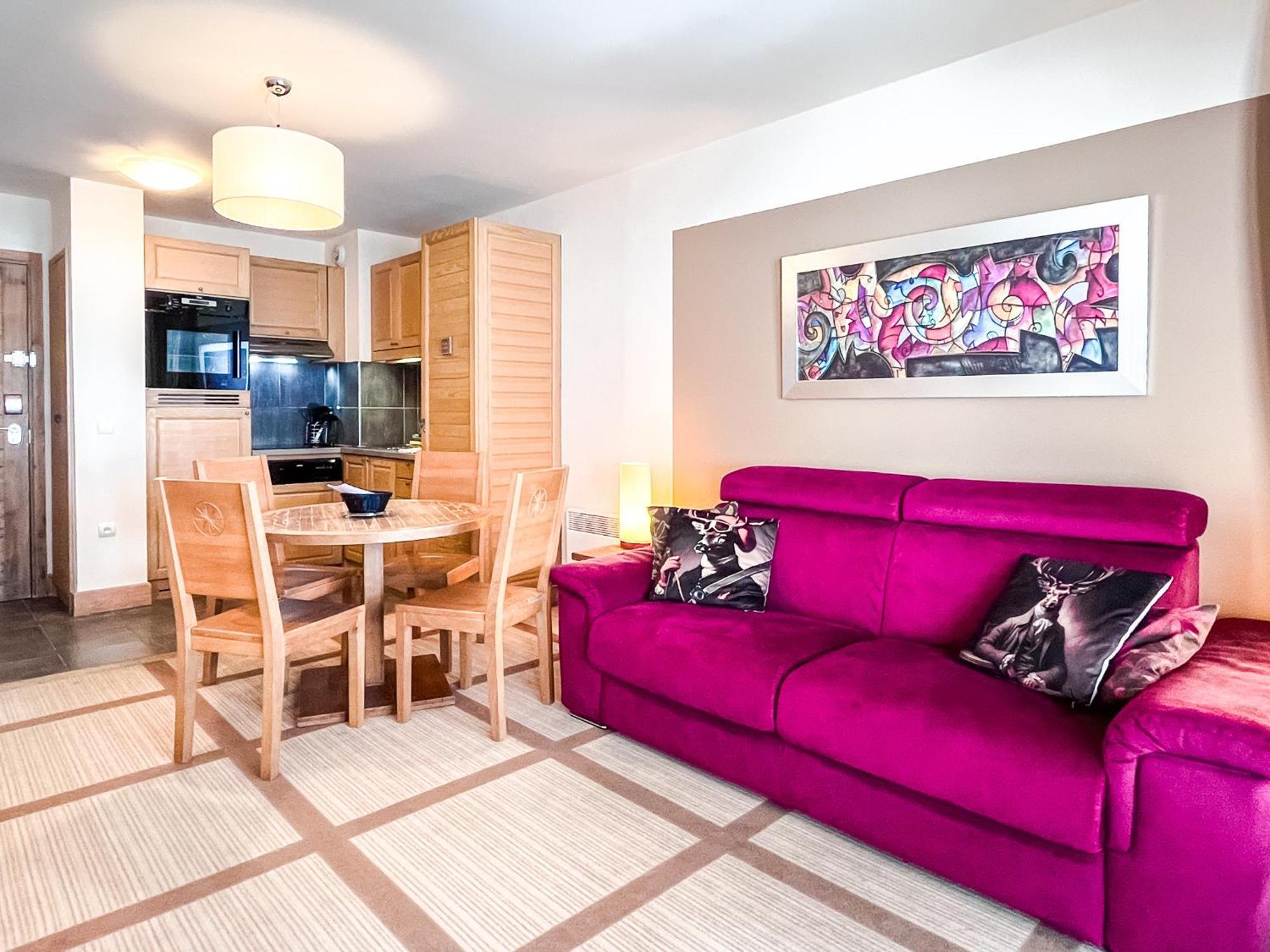 Large One-Bedroom Apartment, Wheelchair Adapted, Les Terrasses D'Eos Flaine Ngoại thất bức ảnh