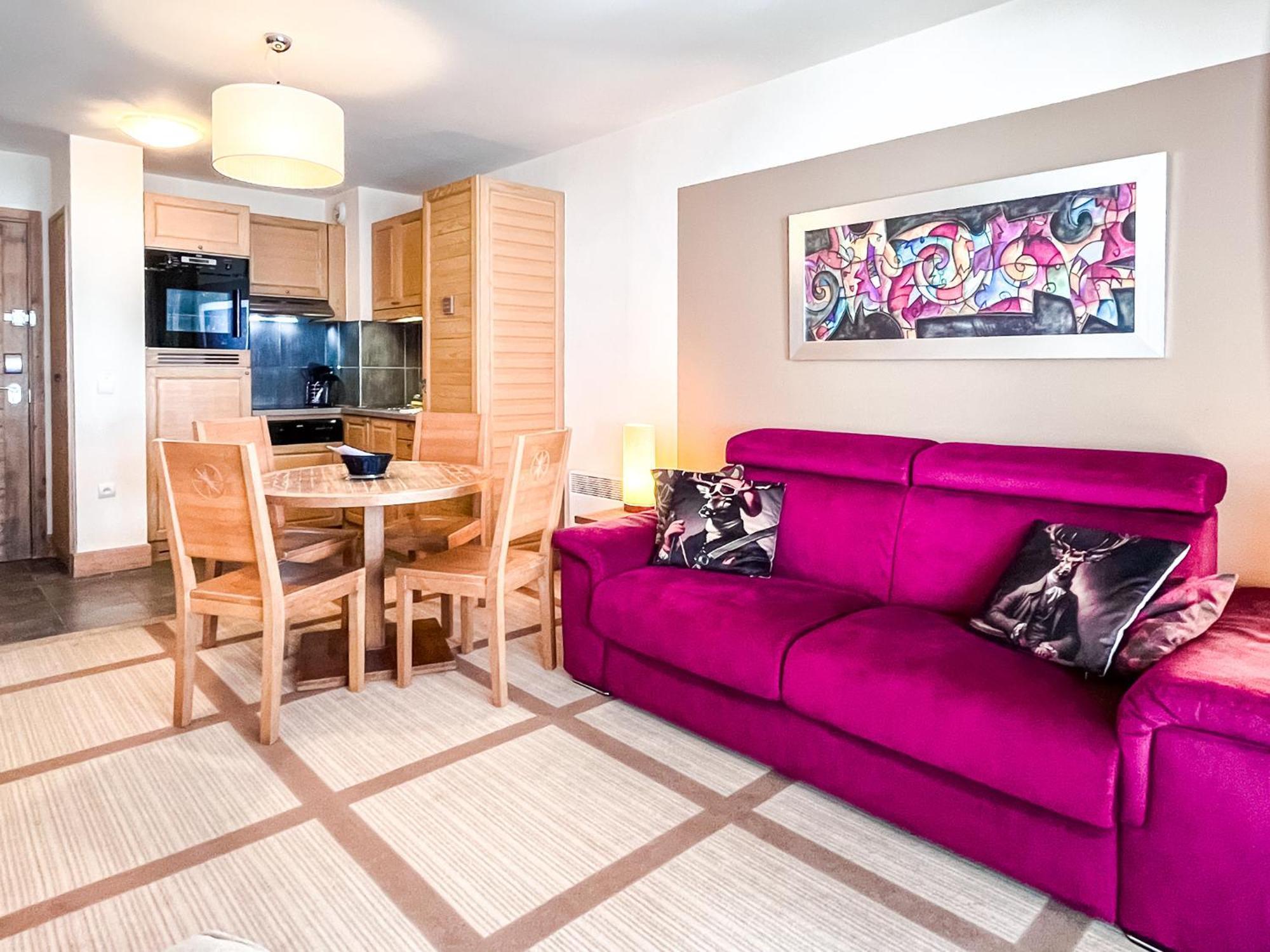 Large One-Bedroom Apartment, Wheelchair Adapted, Les Terrasses D'Eos Flaine Ngoại thất bức ảnh