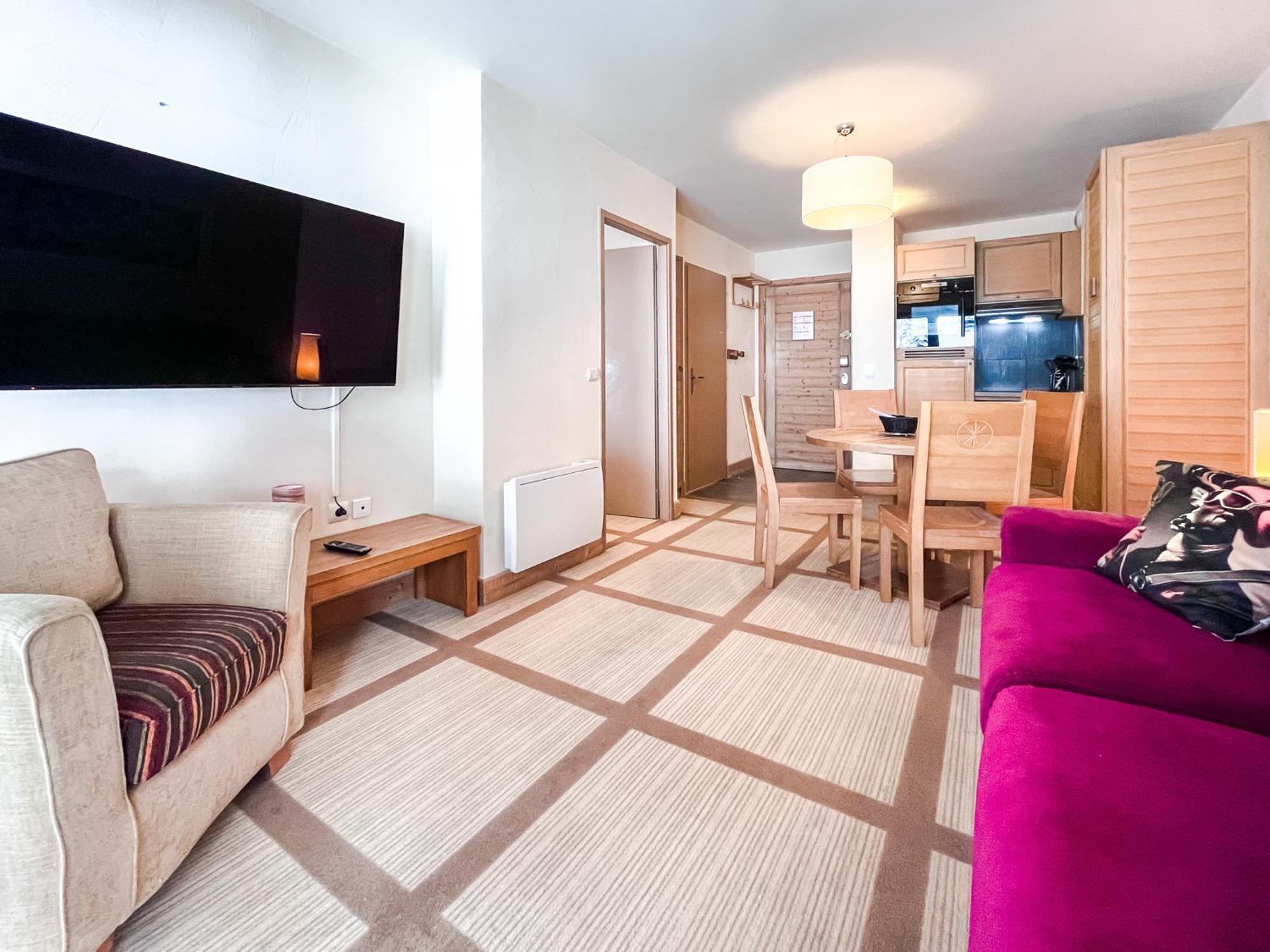 Large One-Bedroom Apartment, Wheelchair Adapted, Les Terrasses D'Eos Flaine Ngoại thất bức ảnh